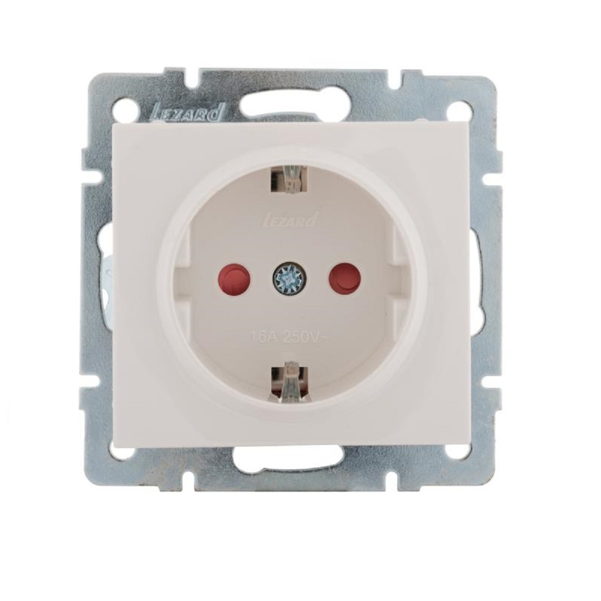 

Розетка с защитой от детей Lezard Rain белая 703-0288-124, Белый, 703-0288-124 Rain