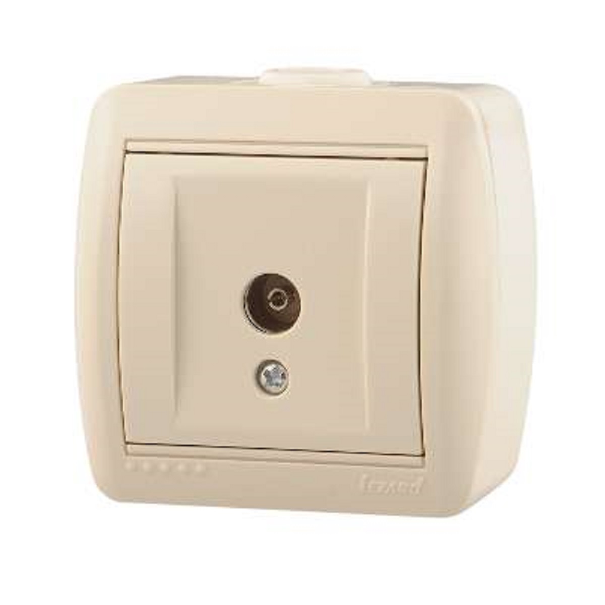 

Розетка ТВ оконечная Lezard Nata кремовая 710-0300-130, Кремовый, 710-0300-130 Nata