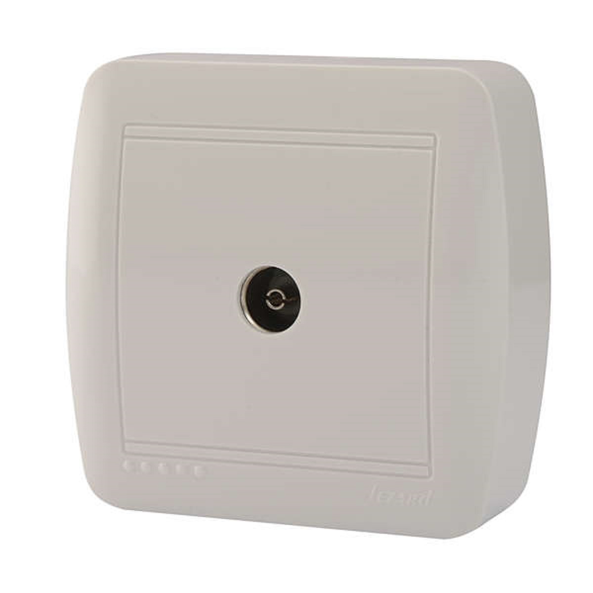 

Розетка ТВ проходная Lezard Demet белая 711-0200-129, Белый, 711-0200-129 Demet