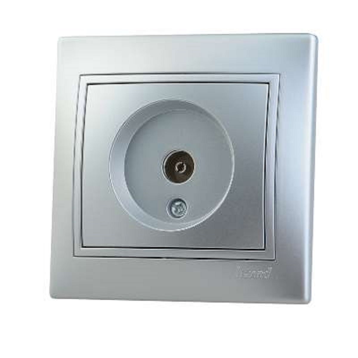 

Розетка ТВ проходная Lezard Mira серебро 701-1010-129, 701-1010-129 Mira