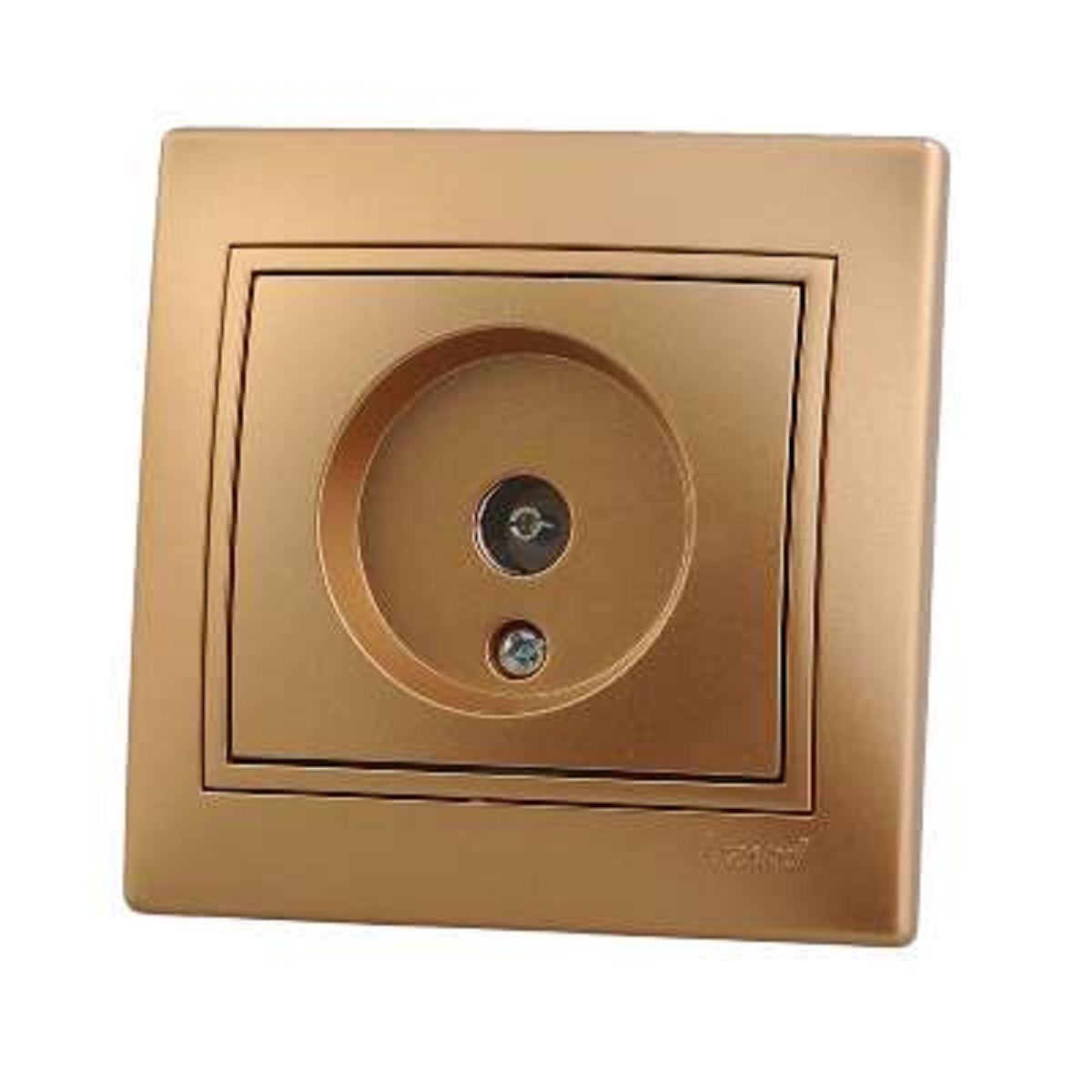 

Розетка ТВ проходная Lezard Mira золото 701-1313-129, Золотой, 701-1313-129 Mira