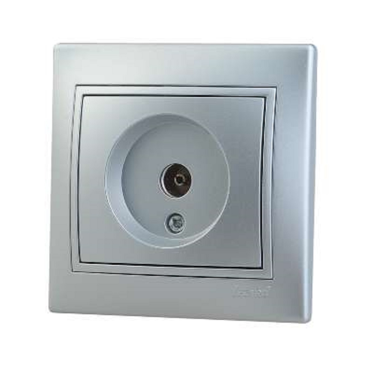 

Розетка ТВ оконечная Lezard Mira серебро 701-1010-130, 701-1010-130 Mira