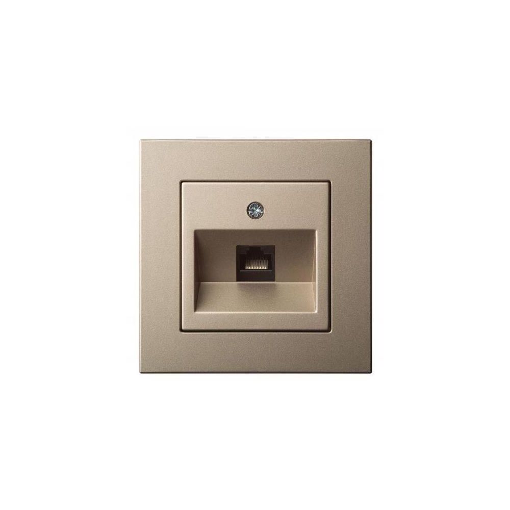 

Розетка RJ45 Liregus Epsilon шампань 28-316, 28-316 Epsilon шампань ()