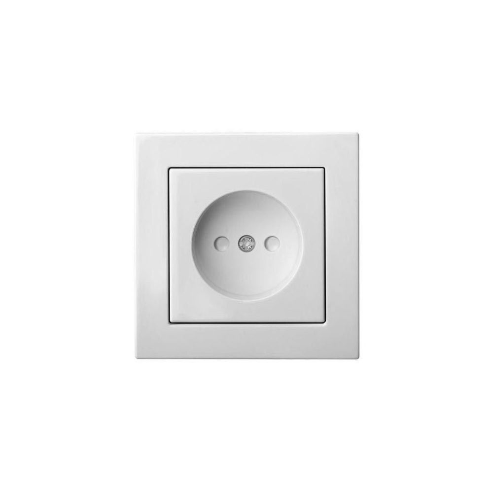 

Розетка 2P Liregus Epsilon со шторками белый 28-017, 28-017 Epsilon белый ()