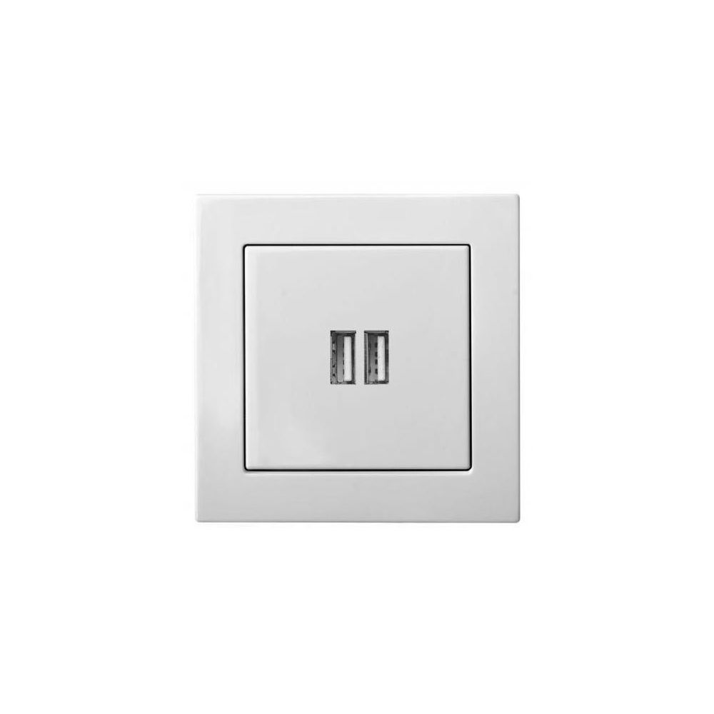 

Розетка 2xUSB Liregus Epsilon белый 28-0352, 28-0352 Epsilon белый ()