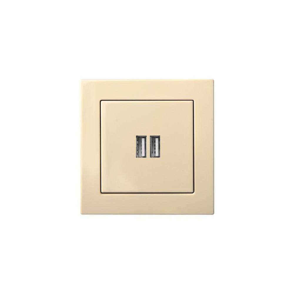 

Розетка 2xUSB Liregus Epsilon бежевый 28-0712, 28-0712 Epsilon бежевый ()