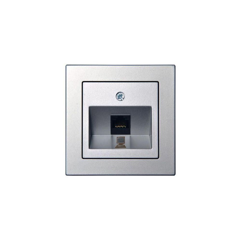 

Розетка RJ45 Liregus Epsilon серебро 28-1853, 28-1853 Epsilon серебро ()