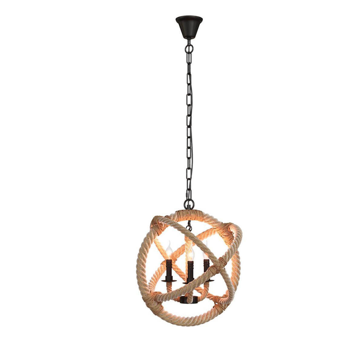 

Подвесная люстра Loft IT Rope Loft1194-3, Коричневый, Loft1194-3 Rope