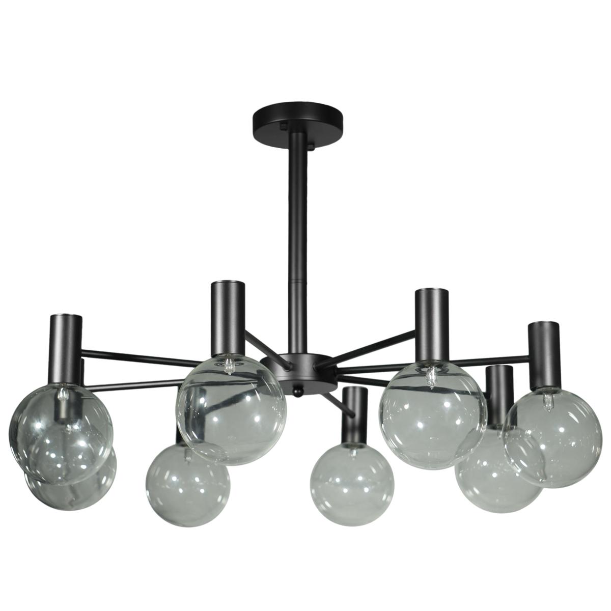 

Потолочная люстра Loft IT Tiara 10045/8 Black, Дымчатый, 10045/8 Black Tiara