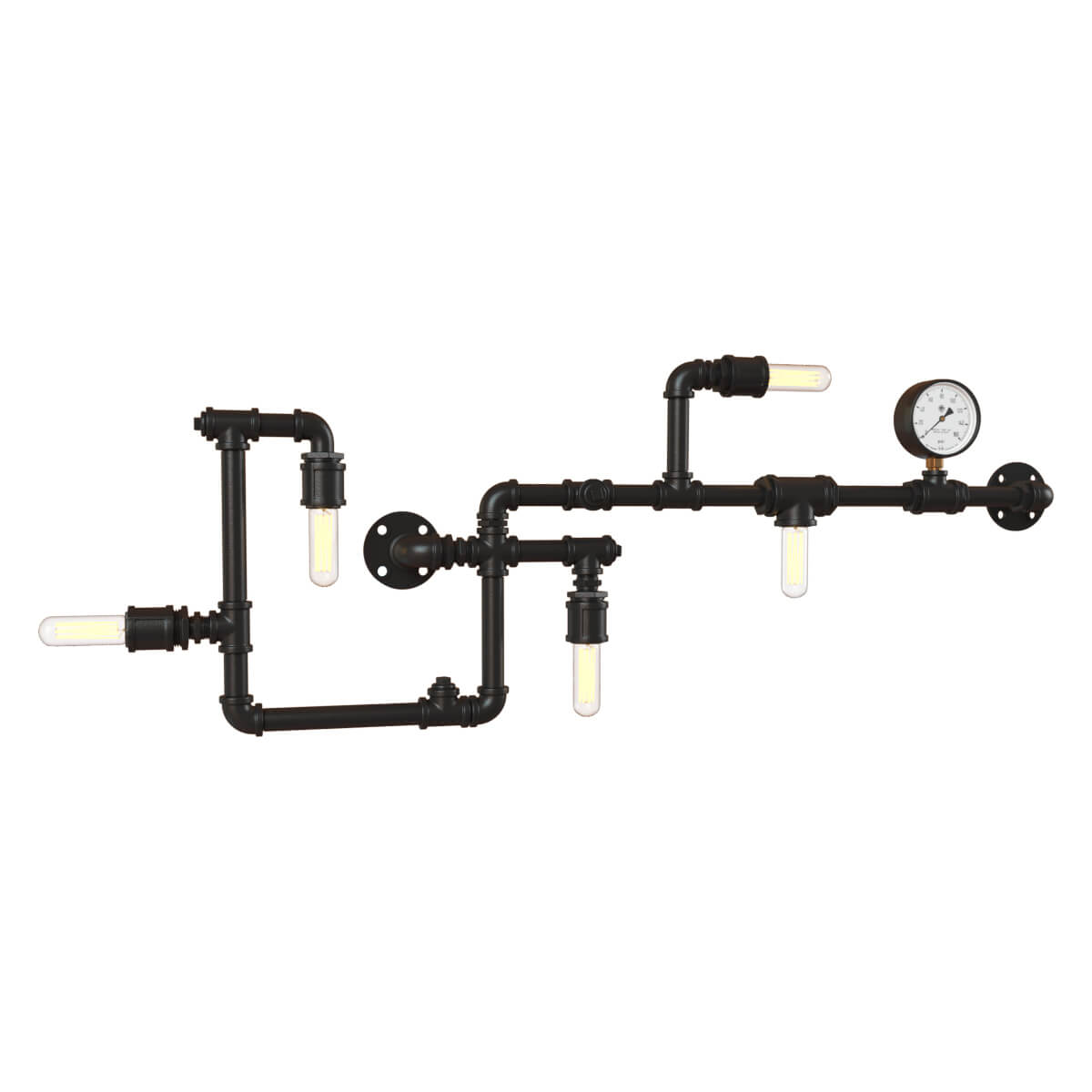 

Настенный светильник Loft IT Pipeline Loft1906W, Черный, Loft1906W Pipeline