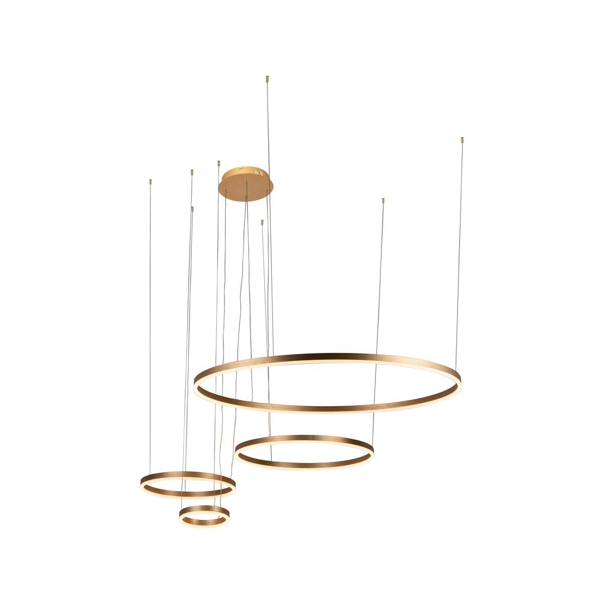 

Подвесной светодиодный светильник Loft IT Ring 10017/4S, Золотой, 10017/4S Ring