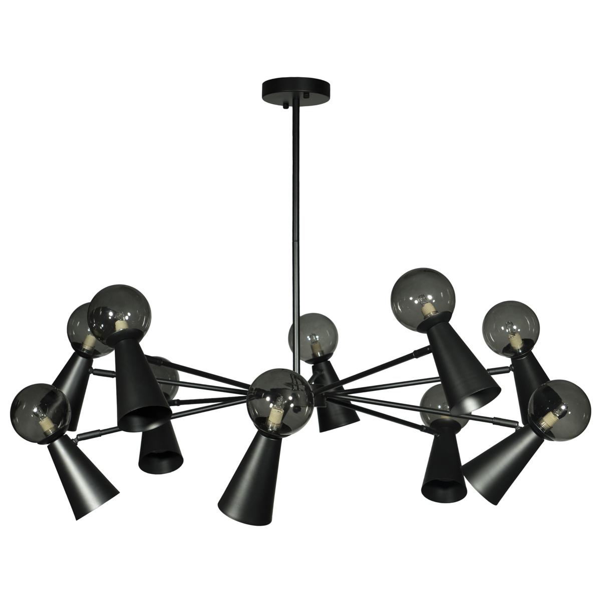 

Подвесная люстра Loft IT Halley 10046/10 Black, Дымчатый, 10046/10 Black Halley