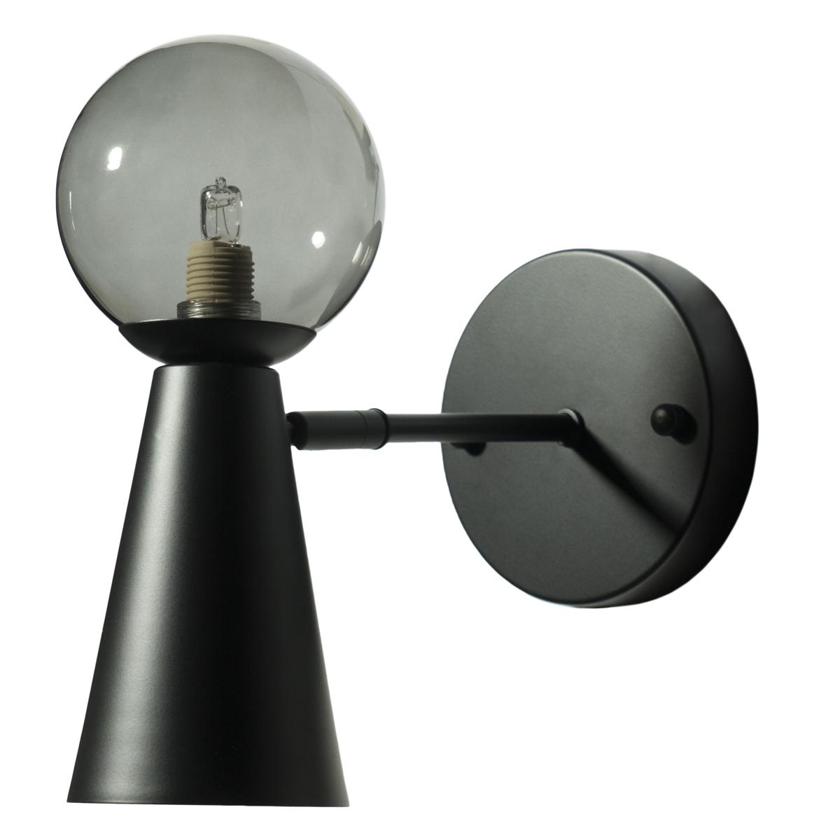 

Бра Loft IT Halley 10046W Black, Дымчатый, 10046W Black Halley