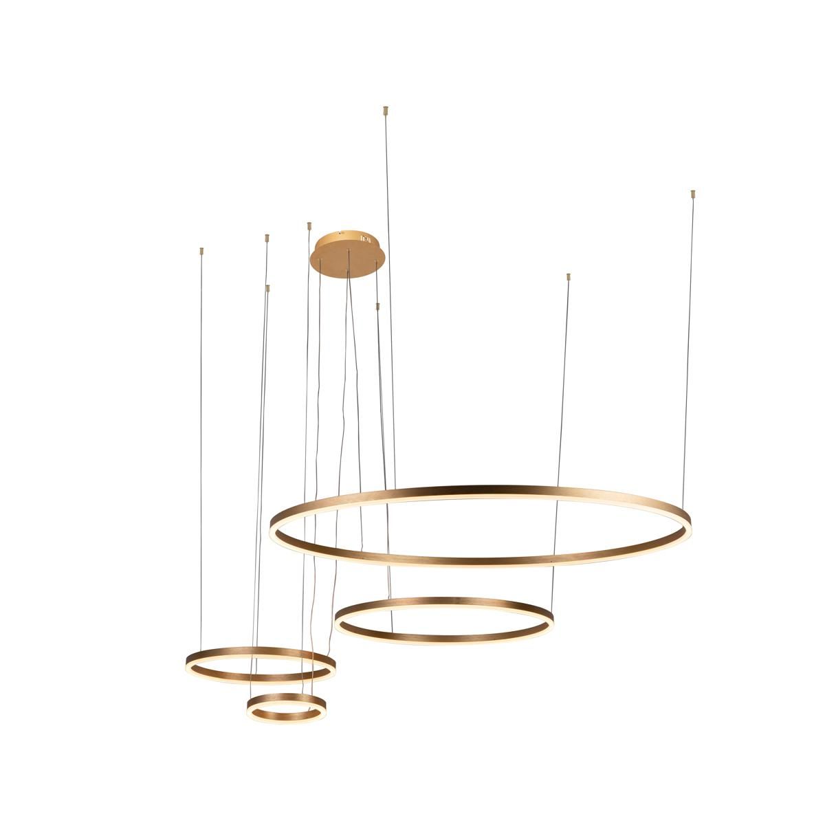 

Подвесной светодиодный светильник Loft IT Ring 10017/4L, Золотой, 10017/4L Ring
