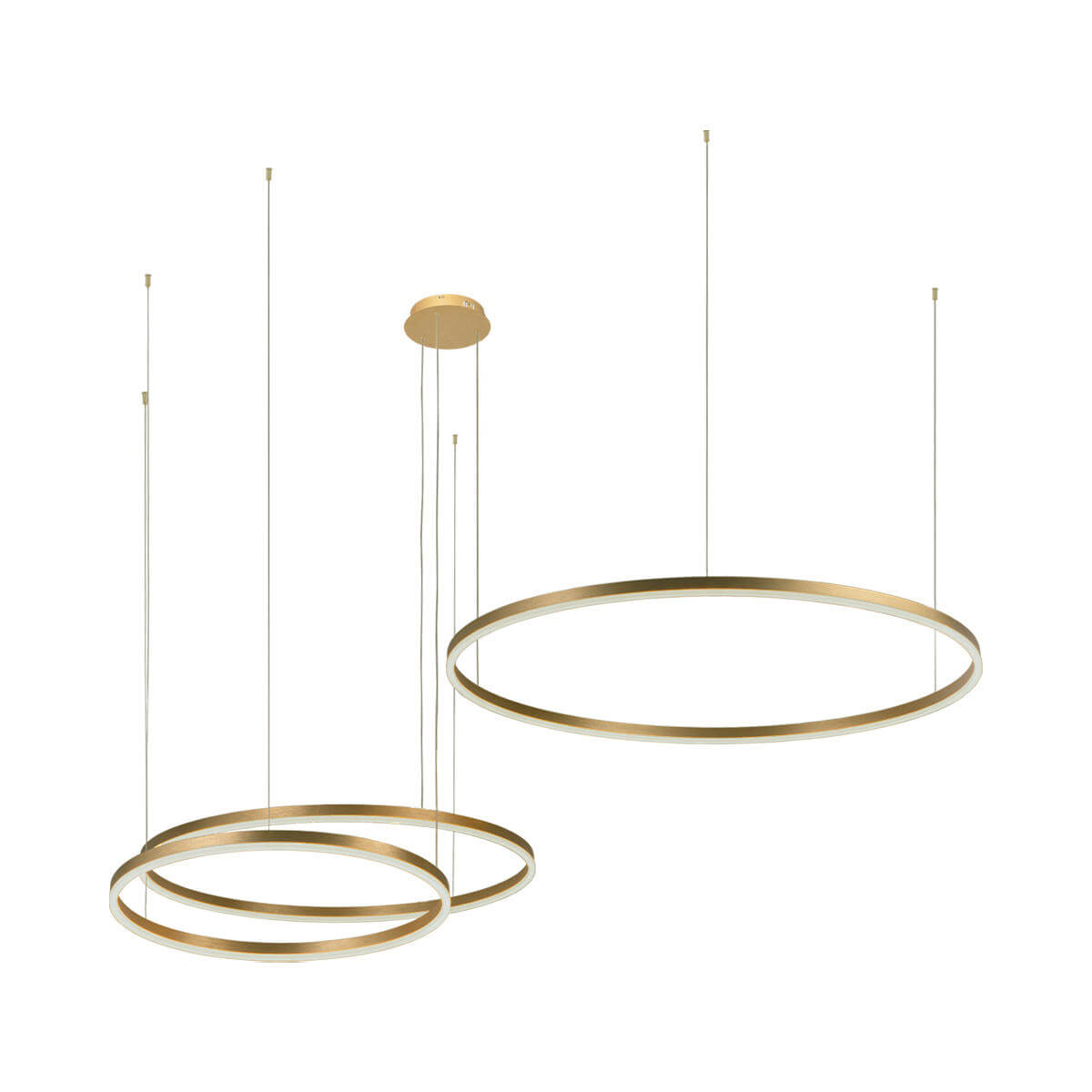 

Подвесной светодиодный светильник Loft IT Ring 10017/3M, Золотой, 10017/3M Ring