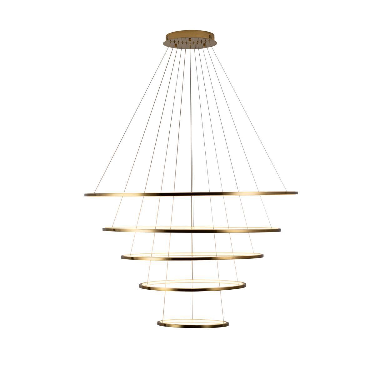 

Подвесной светодиодный светильник Loft IT Ring 10015/5, Золотой, 10015/5 Ring
