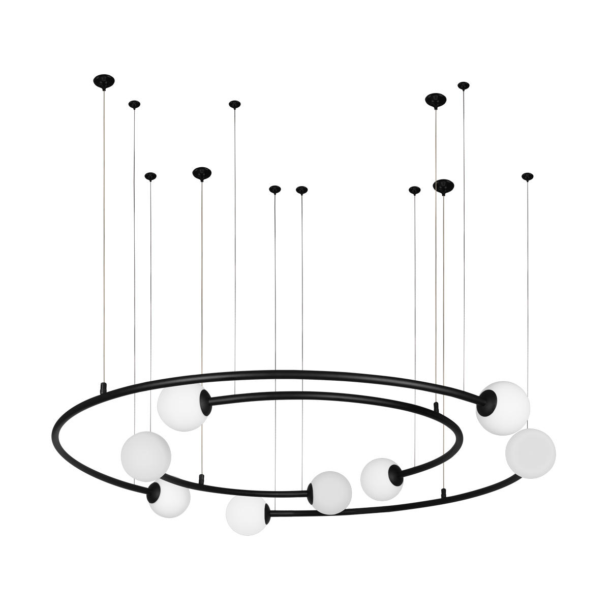 

Подвесная люстра Loft IT Infinite 10155/1100 Black, Белый, 10155/1100 Black Infinite