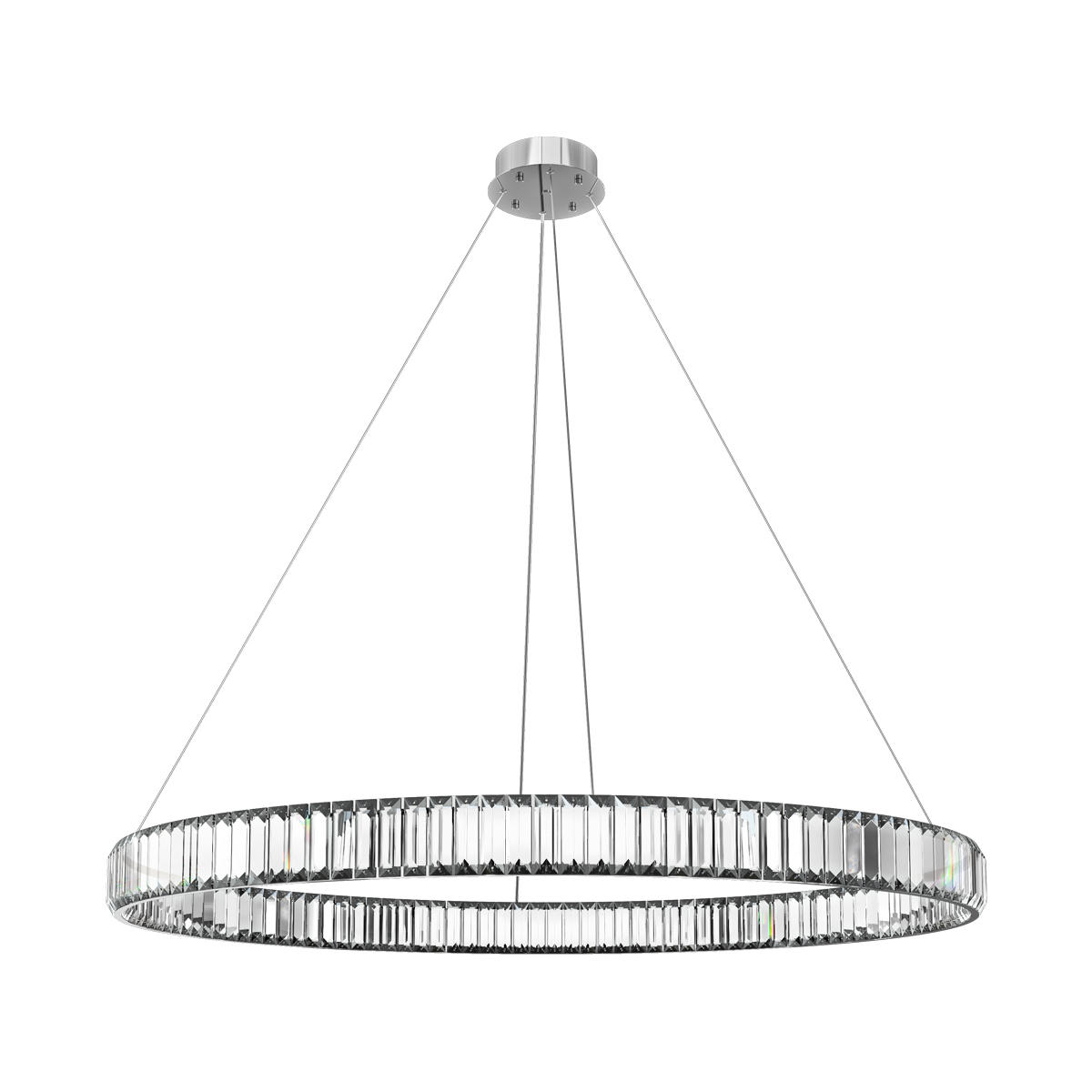 

Подвесной светодиодный светильник Loft IT Crystal ring 10135/1000 Chrome, Хром, 10135/1000 Chrome Crystal ring