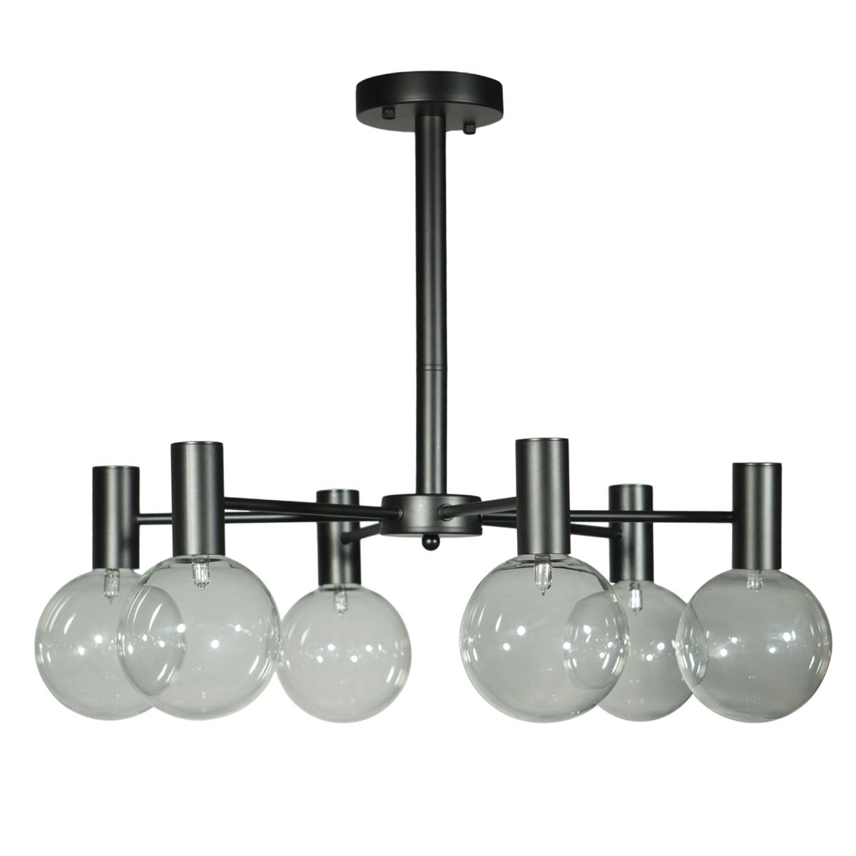 

Потолочная люстра Loft IT Tiara 10045/6 Black, Дымчатый, 10045/6 Black Tiara