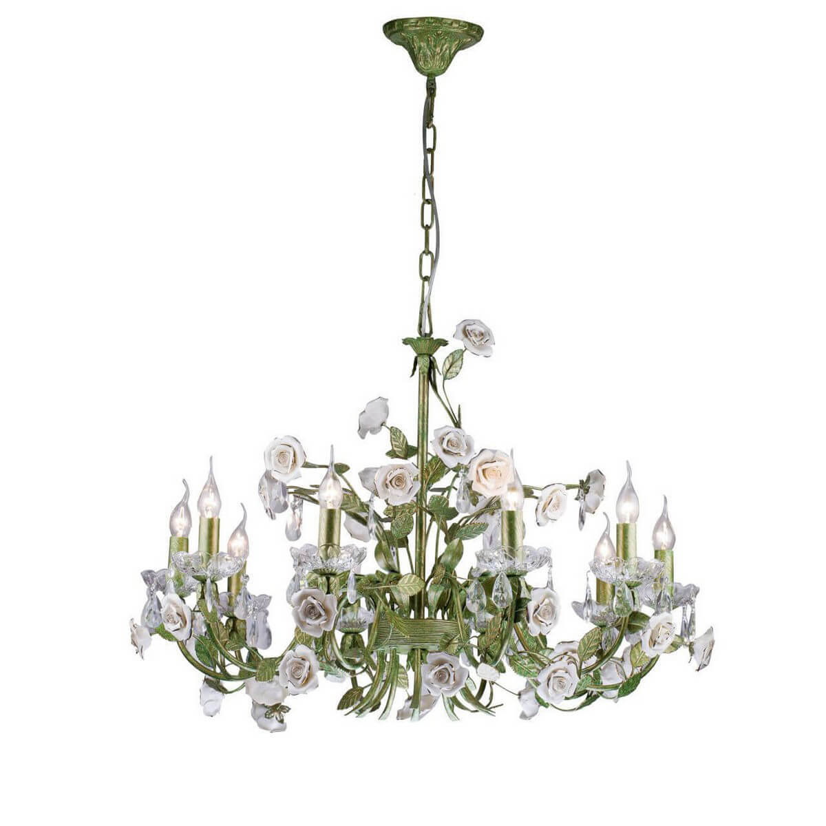 

Подвесная люстра Lucia Tucci Fiori Di Rose 1770.10, Зеленый, Fiori Di Rose 1770.10 Fiori Di Rose Green