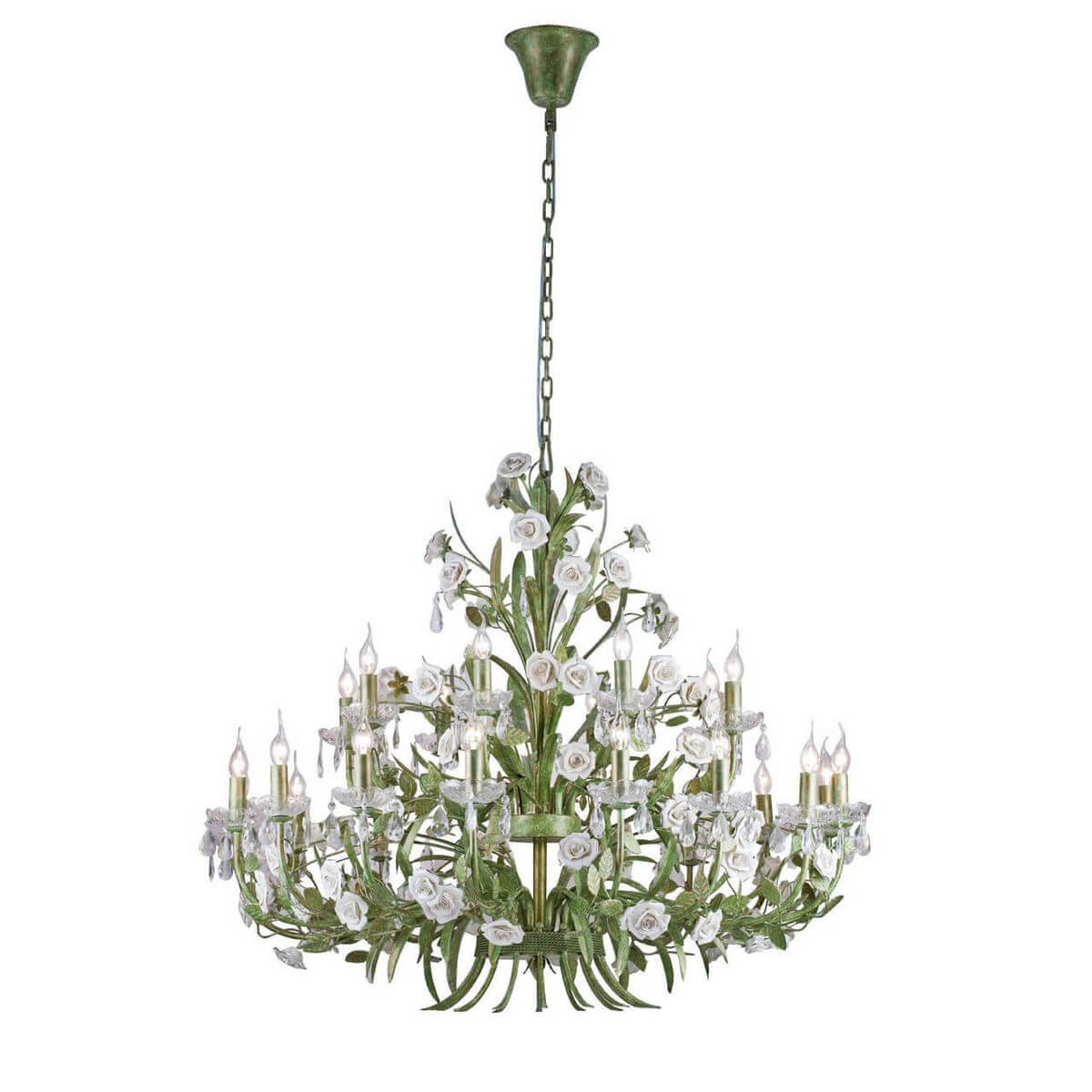 

Подвесная люстра Lucia Tucci Fiori Di Rose 1770.24, Зеленый, Fiori Di Rose 1770.24 Fiori Di Rose Green