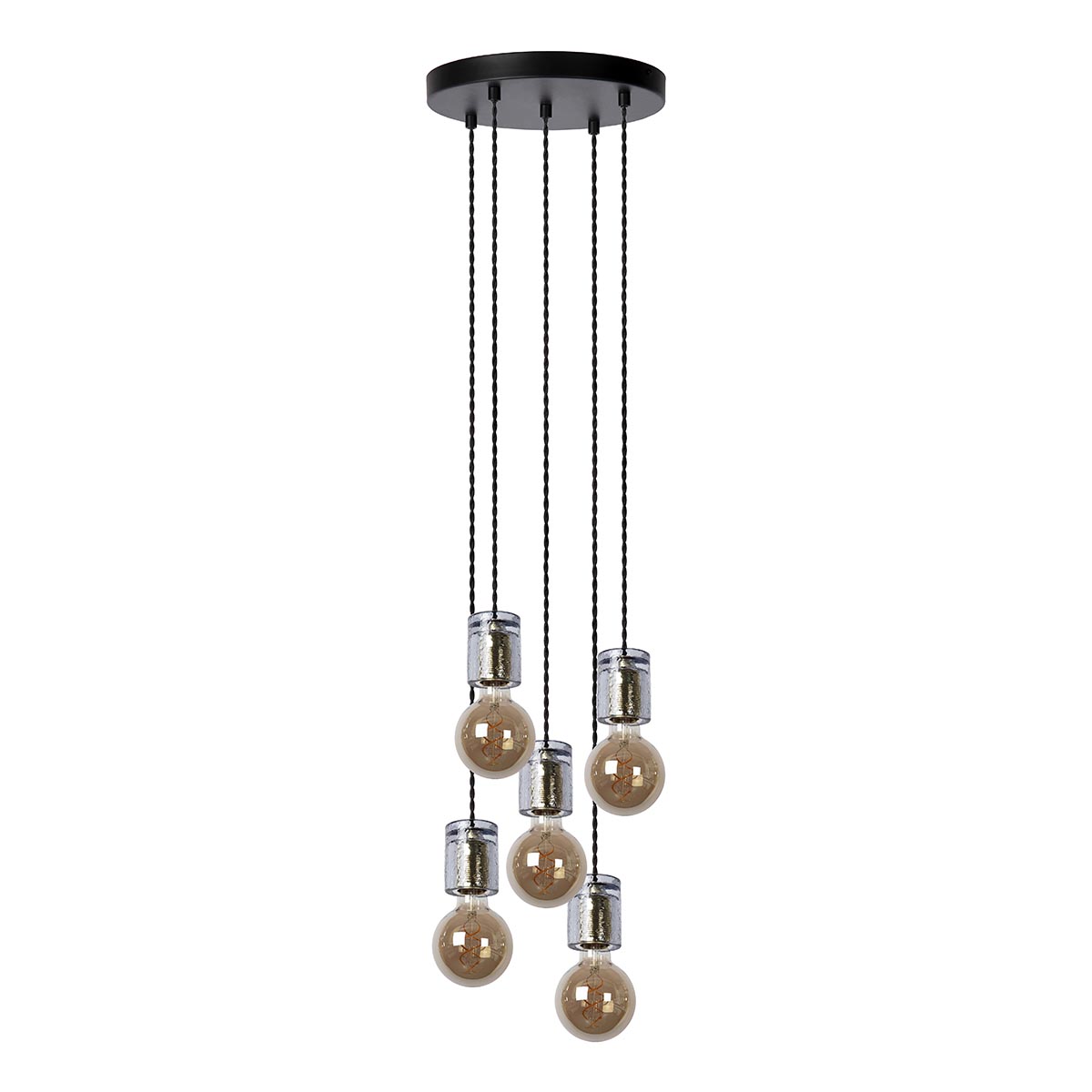 

Подвесная люстра Lucide Gelka 20416/15/65, Серебро, 20416/15/65 Gelka