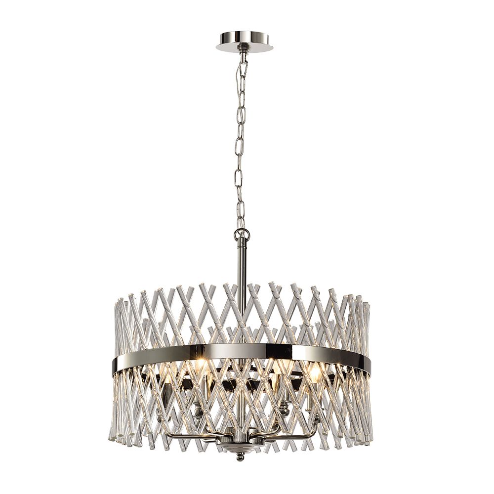 

Подвесная люстра Lumien Hall Базиано LH3040/6P-NK-CL, Никель, LH3040/6P-NK-CL Baziano