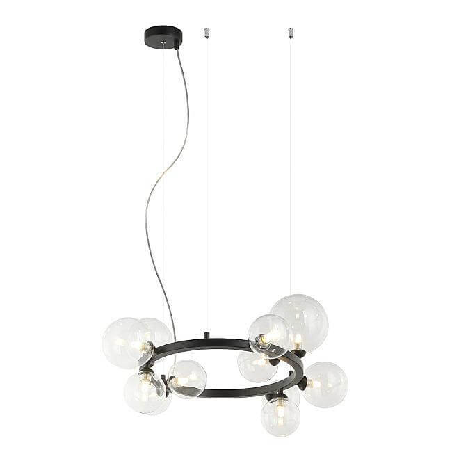

Подвесная люстра Lumien Hall Lovrenc LH4125/11P-BK-CL, Черный, LH4125/11P-BK-CL Lovrenc