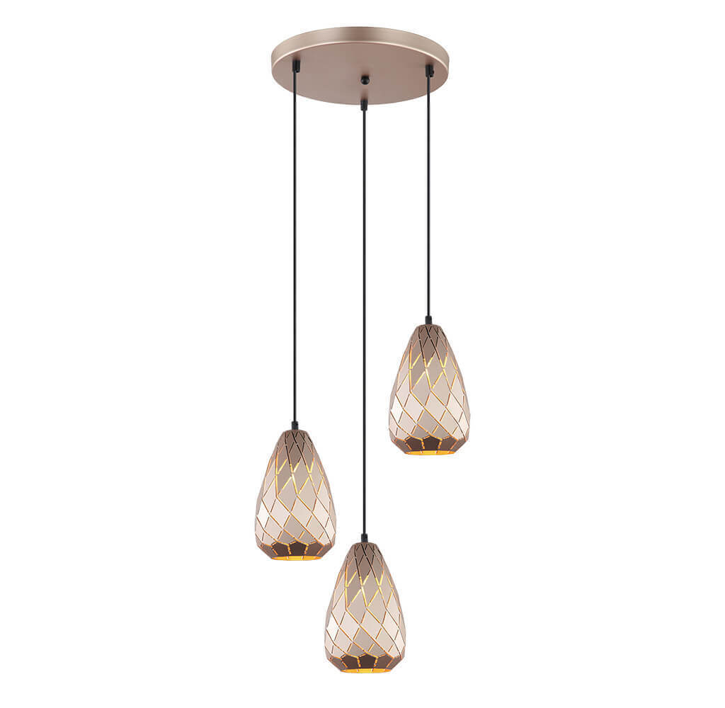

Подвесная люстра Lumien Hall Эрато 4026/3P-GD