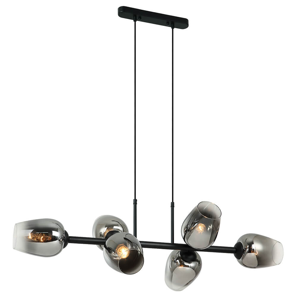 

Подвесная люстра Lumien Hall Меган 4036/6P-BK-CR