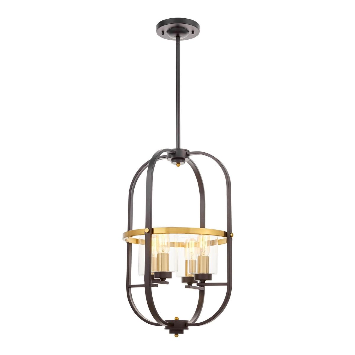 

Подвесная люстра Lumina Deco Monterey LDP 1141-4 BK+MD, Черный, LDP 1141-4 BK+MD Monterey