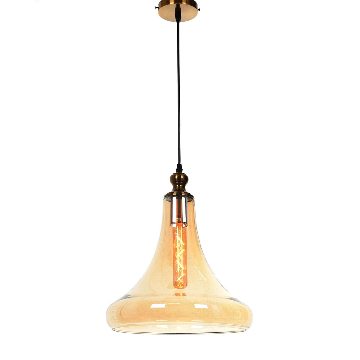 

Подвесной светильник Lumina Deco Zaga LDP 6840 AB+MD, Янтарный, LDP 6840 AB+MD Zaga