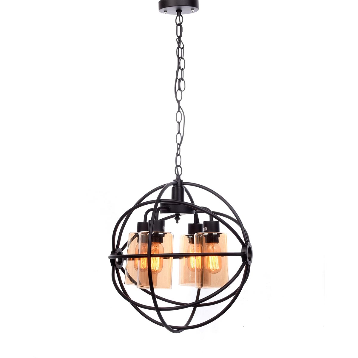 

Подвесная люстра Lumina Deco Stradi LDP 11509-4 BK, Черный, LDP 11509-4 BK Stradi