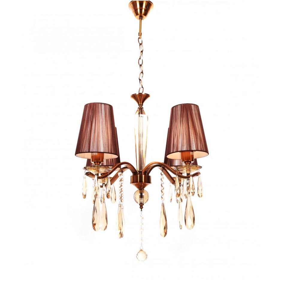 

Подвесная люстра Lumina Deco Alessia LDP 1726-4 MD, Коричневый, LDP 1726-4 MD Alessia