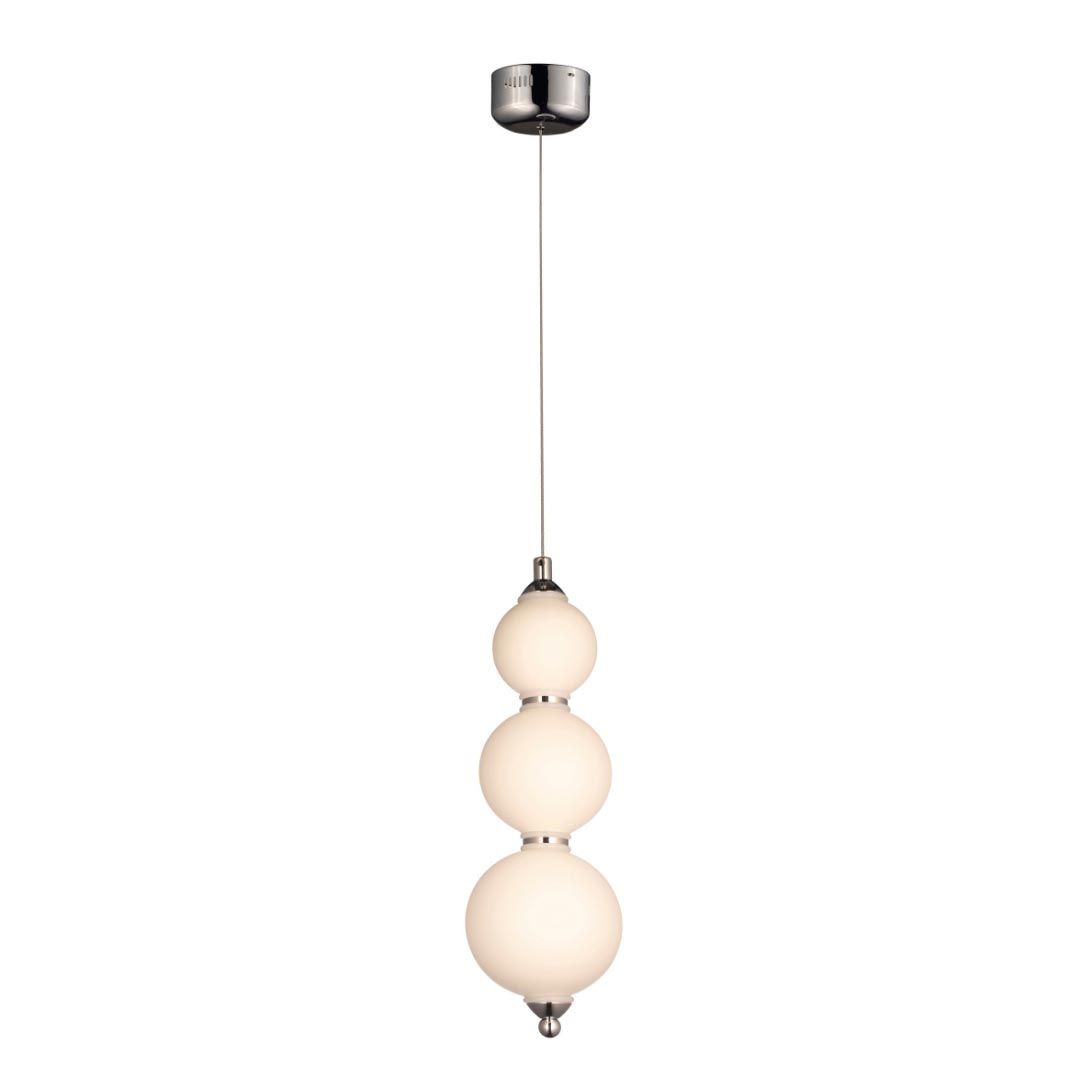 

Подвесной светодиодный светильник Lumina Deco Snowman LDP 6834-1 WT+CHR, Белый, LDP 6834-1 WT+CHR Snowman