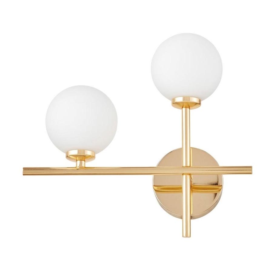 

Настенный светильник Lumina Deco Marsiada LDW 6033N-2 F.GD, Золотой, LDW 6033N-2 F.GD Marsiada