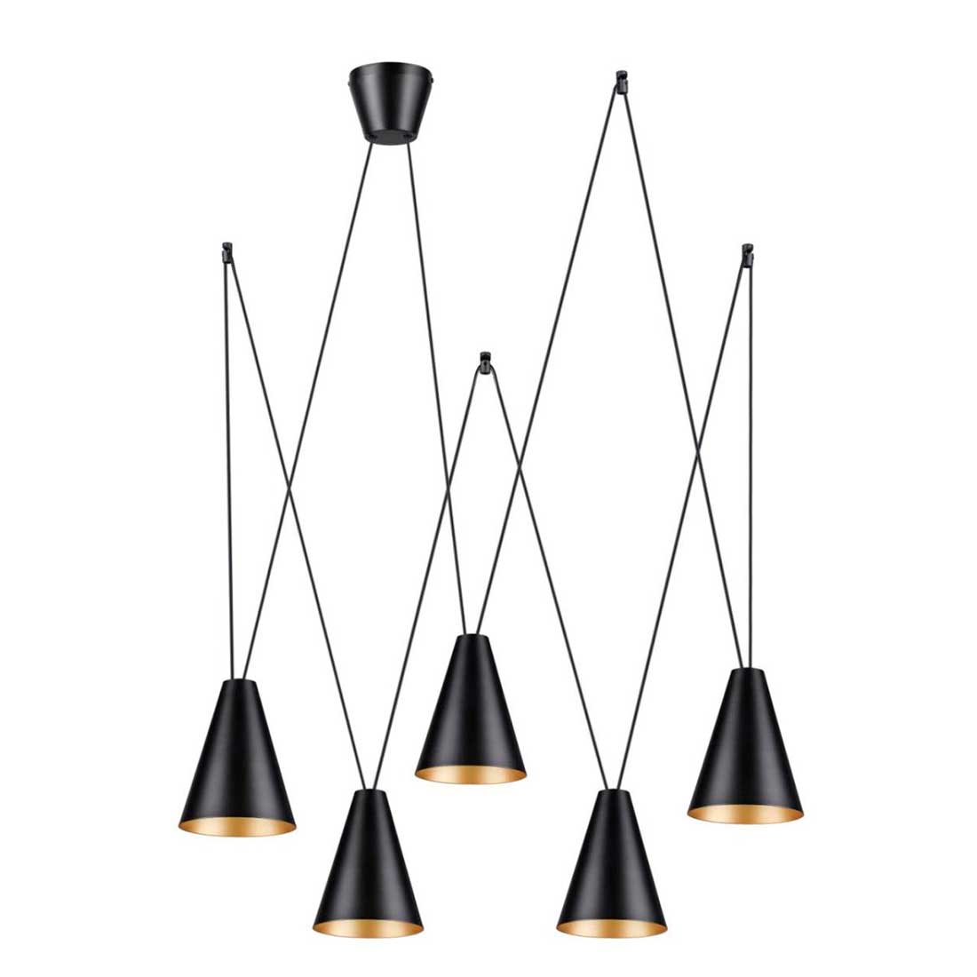 

Подвесная люстра Lumion Lofti Brooks 5226/5, Черный, 5226/5 Brooks