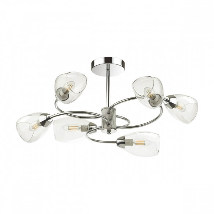 

Потолочная люстра Lumion Comfi Romeo 5207/6C, Прозрачный, 5207/6C Romeo