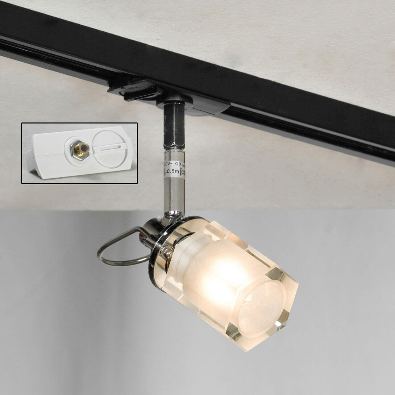 

Трековый светильник однофазный Lussole Track Lights LSL-7901-01-TAW