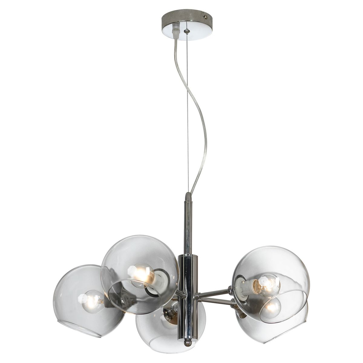 

Подвесная люстра Lussole Lgo Gresham LSP-8372CH, Серый, LSP-8372CH Gresham