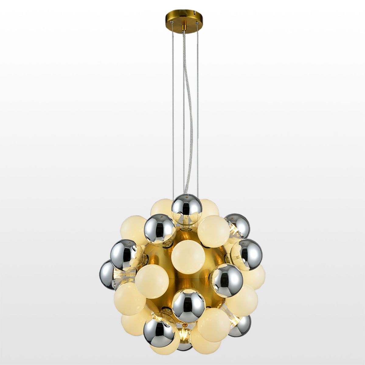 

Подвесная люстра Lussole Topgrade Haines LSP-8405, Золотой, LSP-8405 Haines