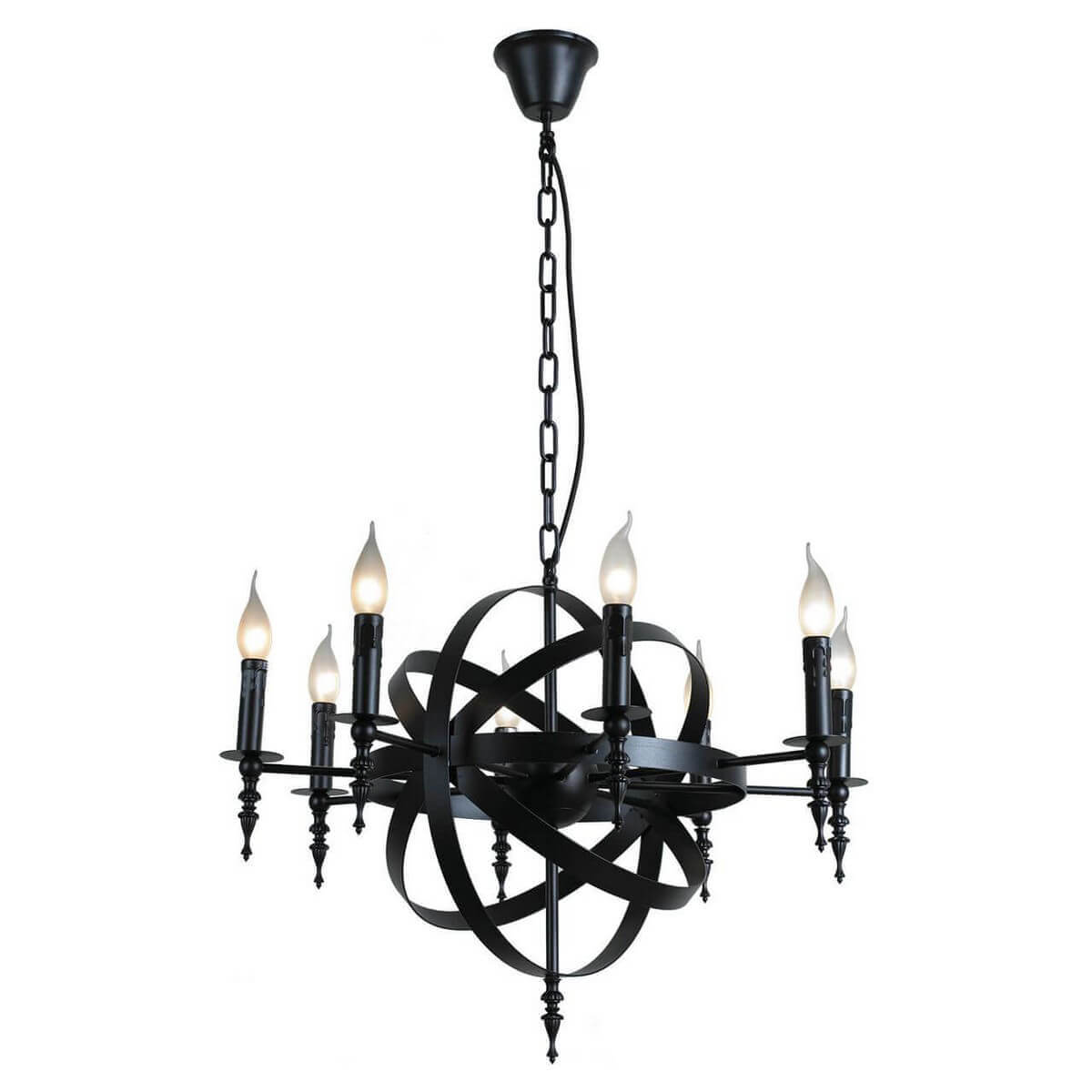 

Подвесная люстра Lussole Loft IV LSP-9300, Черный, LSP-9300 Loft IV