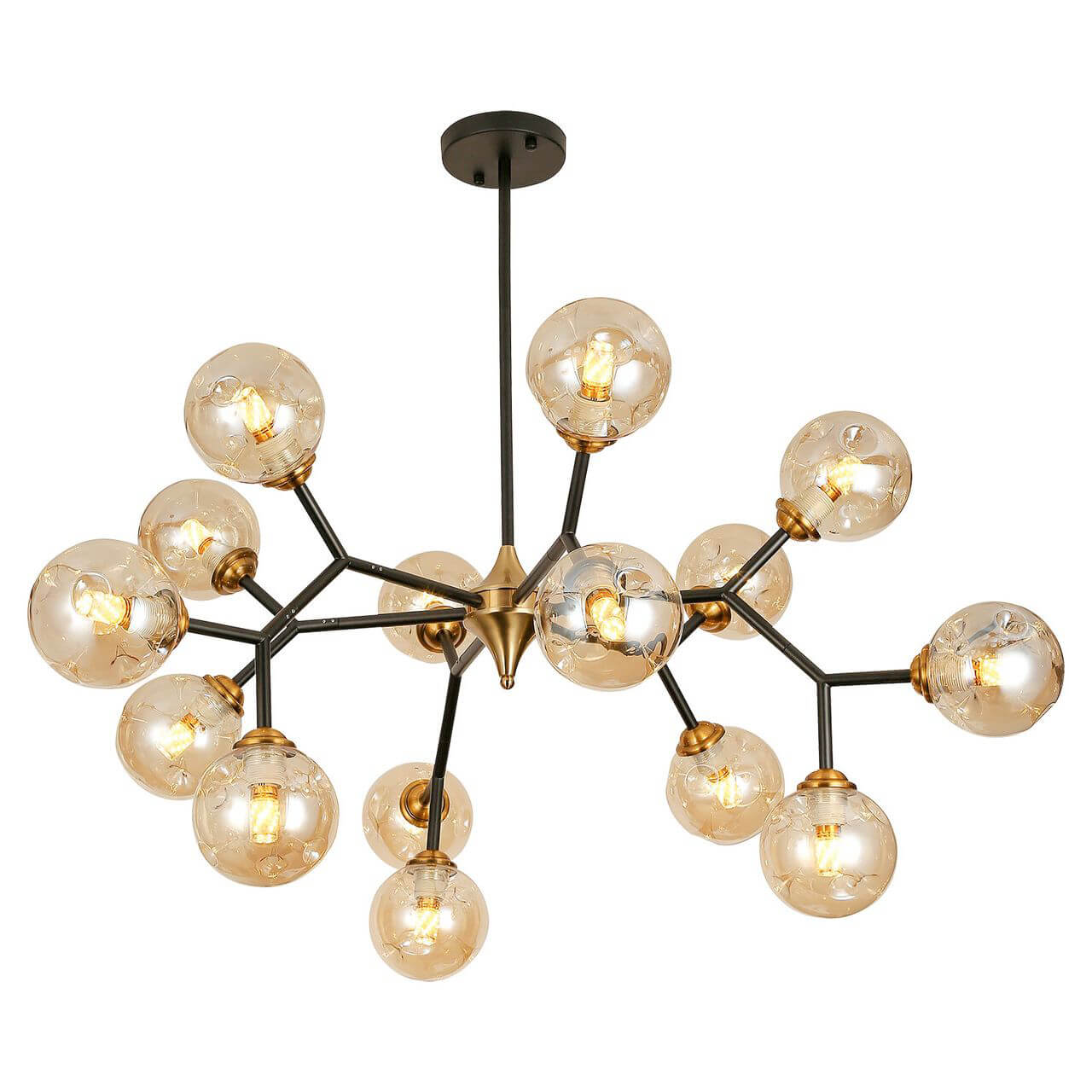 

Подвесная люстра Lussole Loft Astoria LSP-8309, Янтарный, LSP-8309 Astoria