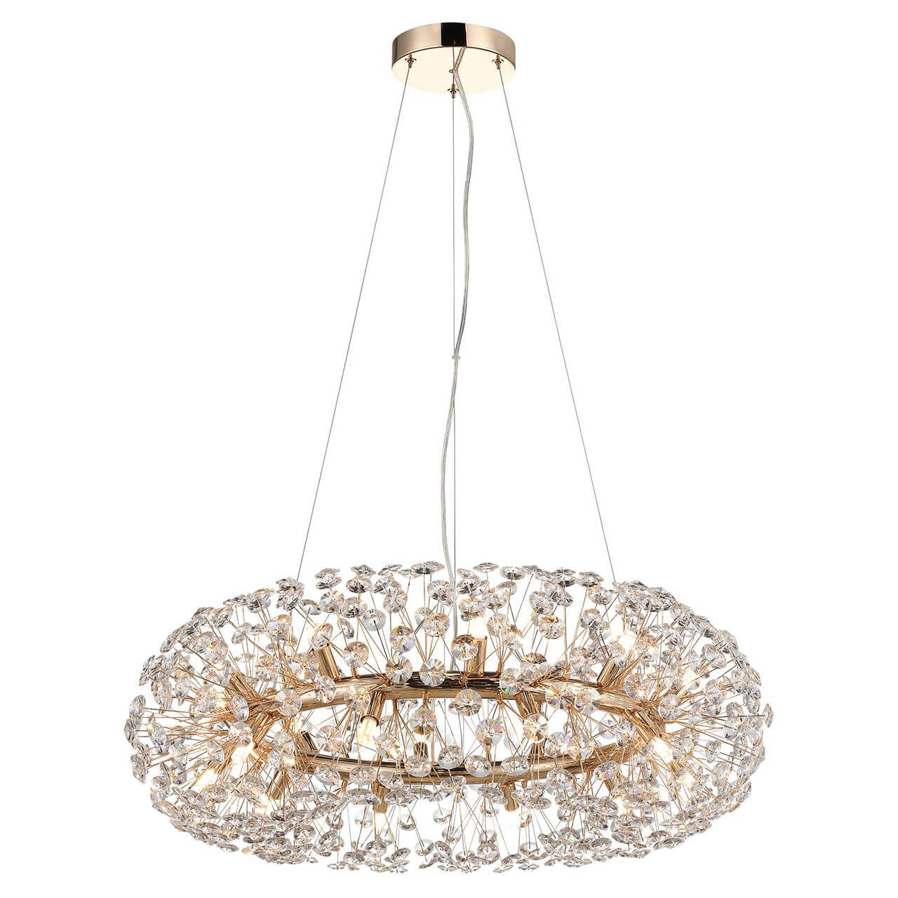 

Подвесная люстра Lussole Loft Alaska LSP-8338, Золотой, LSP-8338 Alaska