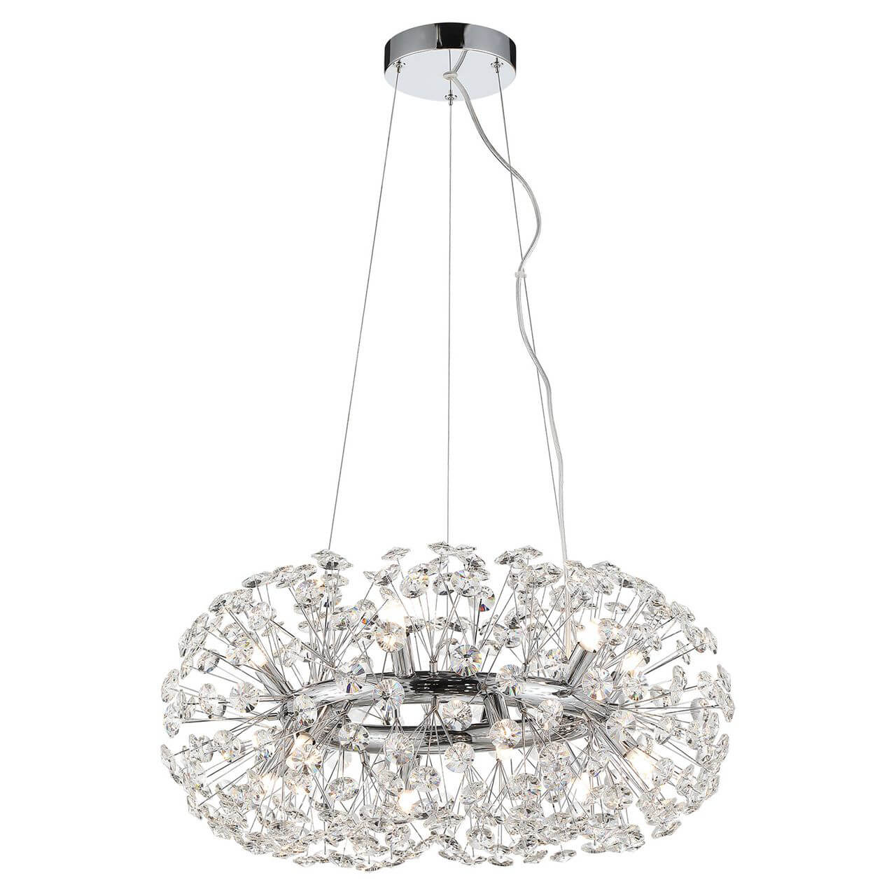 

Подвесная люстра Lussole Loft Alaska LSP-8339, Хром, LSP-8339 Alaska
