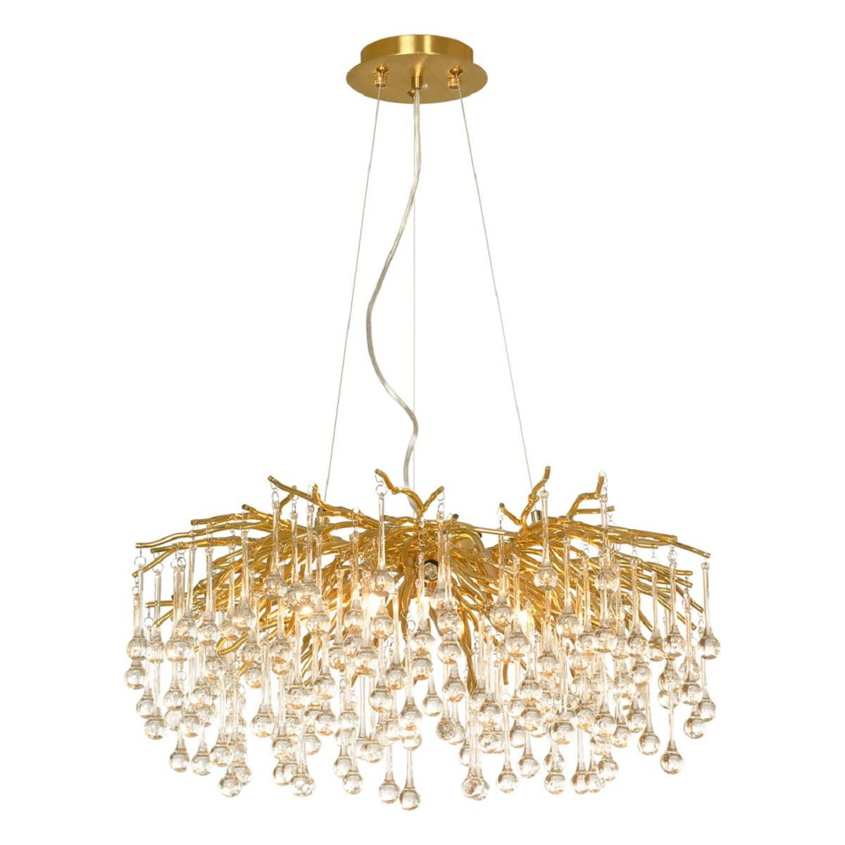 

Подвесная люстра Lussole Loft Mesa LSP-8851, Золотой, LSP-8851 Mesa