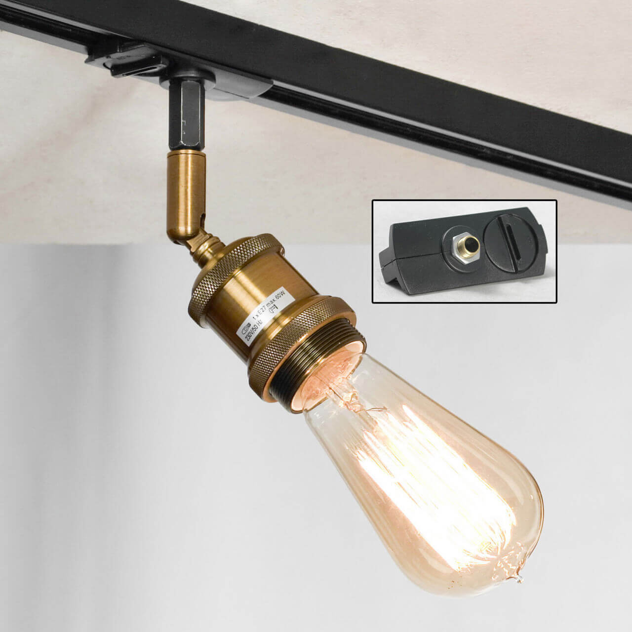 

Трековый светильник однофазный Lussole LOFT Track Lights LSP-9320-TAB, Бронза, LSP-9320-TAB Track Lights ()