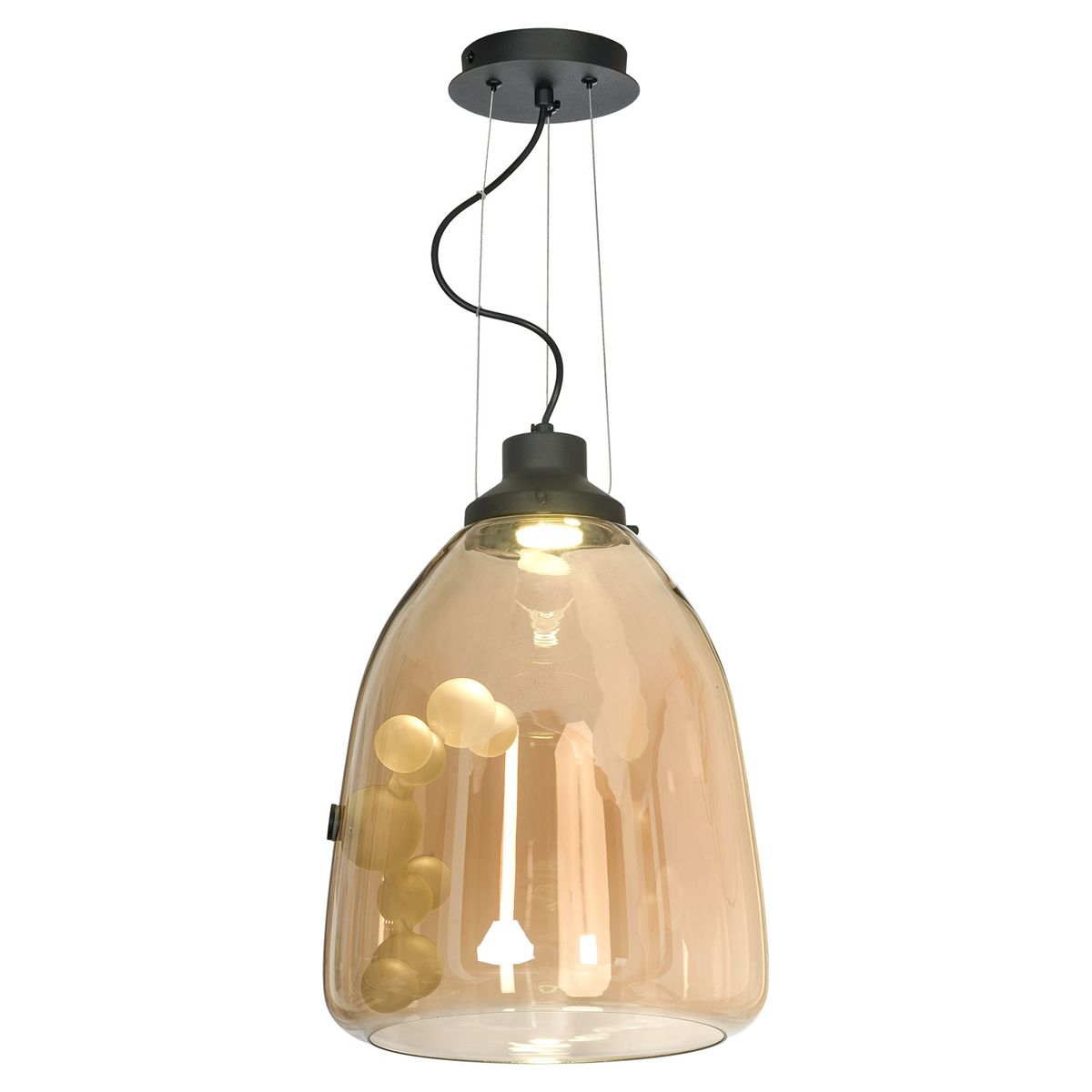 

Подвесной светильник Lussole Loft LSP-8500, Янтарный, LSP-8500