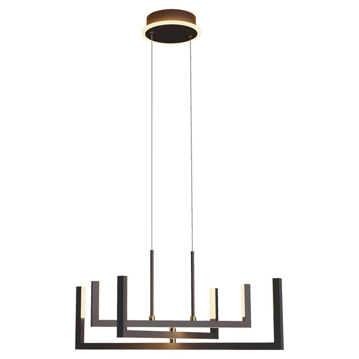 

Подвесная светодиодная люстра Lussole Loft LSP-7009, Черный, LSP-7009