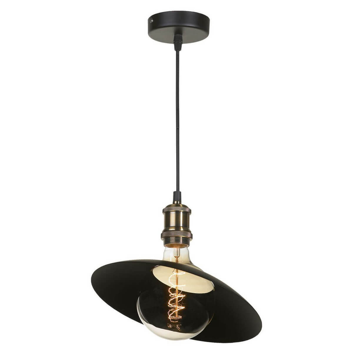 

Подвесной светильник Lussole Loft LSP-9670, Черный, LSP-9670 Loft 70
